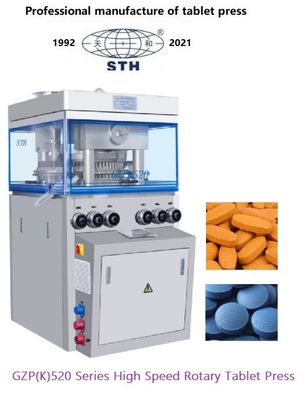 Porcellana Doppia stampa ad alta velocità rotatoria laterale 100KN della compressa per i prodotti farmaceutici fornitore