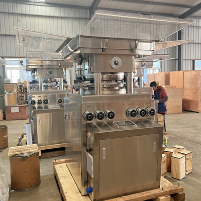 35 stazioni D/B che foggia la macchina rotatoria della stampa della compressa con l'alimentatore della forza fornitore