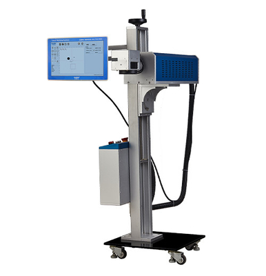 TIANHE 30W CO2 Fly Laser Marking Machine, Laser Coding Machine per il serbatoio del barattolo di bottiglia fornitore