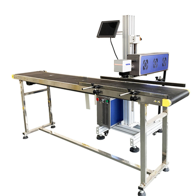 TIANHE 30W CO2 Fly Laser Marking Machine, Laser Coding Machine per il serbatoio del barattolo di bottiglia fornitore