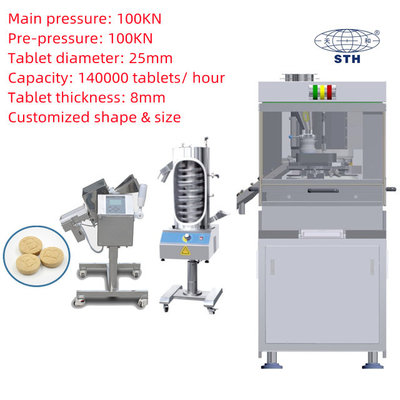Turretta in acciaio inossidabile 26 stazioni rotativa tablet press machine fornitore