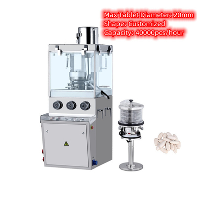 TIANHE ZP17E ovale forma personalizzata macchina automatica di stampa tablet 40800pcs/h fornitore