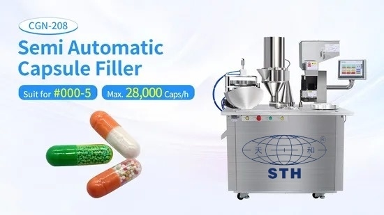 TIANHE Macchina semiautomatica per il riempimento di capsule in granuli/polvere CGN-208 28000PCS fornitore