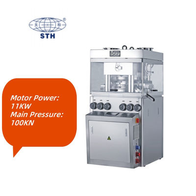 GZP55 High Speed Rotary Tablet Press Machine with 100kN Main Pressure 20kN Pre-Pressure and 396000PCS/H Production Capacity fornitore