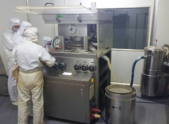 GZP55 High Speed Rotary Tablet Press Machine with 100kN Main Pressure 20kN Pre-Pressure and 396000PCS/H Production Capacity fornitore