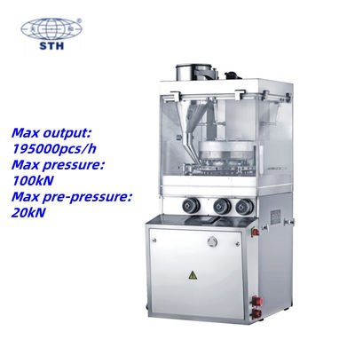 50 Stations High Capacity Rotary Tablet Press with 195000 PCS/H Output and 24h Online Support fornitore