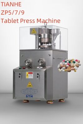 TIANHE 5/7/9 Round  Shape Cleaning Effervescent Lab Tablet Press Machine fornitore