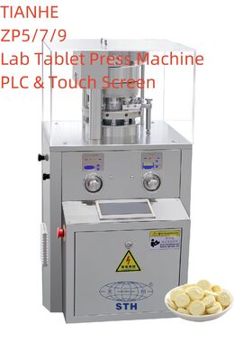 TIANHE 5/7/9 Touch Screen Control Various Chewable Lab Tablet Press Machine fornitore