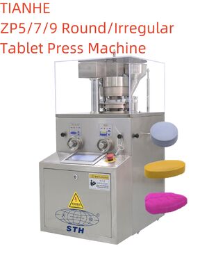 TIANHE Touch Screen Control GMP Design Stainless Steel Lab Tablet Press Machine for Pharmaceutical and Chemical Industries fornitore