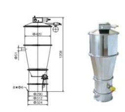 trasportatore pneumatico 3000kg/H di vuoto di 0.6Mpa 1440L/Min ss fornitore