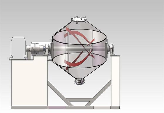 TIANHE Industrial Food Chemical Double Cone Blender Machine per la miscelazione di polveri secche fornitore